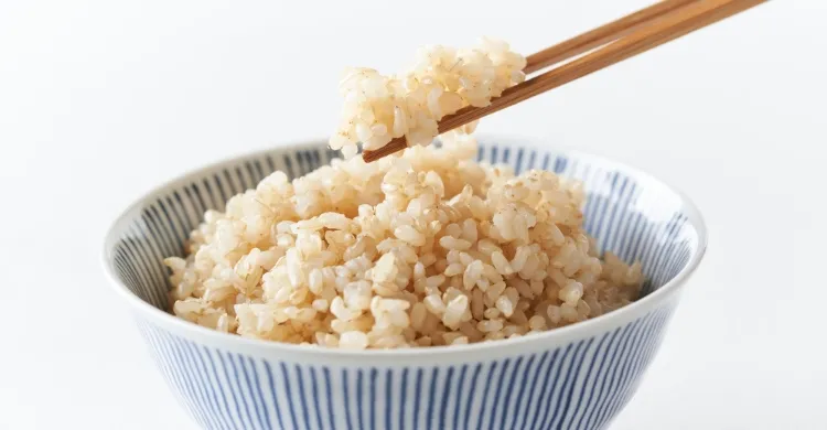 白米よりも玄米を食べる